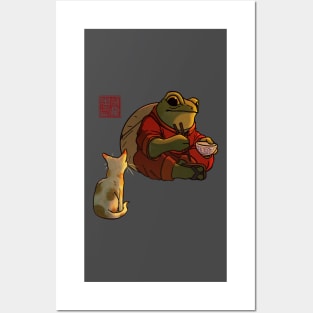 A Frog and a Kitty Posters and Art